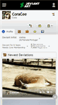 Mobile Screenshot of coracee.deviantart.com