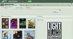 Desktop Screenshot of lightblackstudios.deviantart.com
