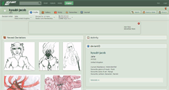 Desktop Screenshot of kyuubi-jacob.deviantart.com