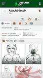Mobile Screenshot of kyuubi-jacob.deviantart.com