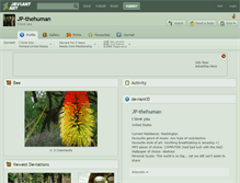 Tablet Screenshot of jp-thehuman.deviantart.com