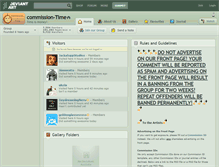 Tablet Screenshot of commission-time.deviantart.com