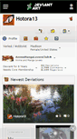 Mobile Screenshot of hotora13.deviantart.com
