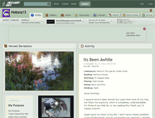 Tablet Screenshot of hotora13.deviantart.com