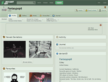 Tablet Screenshot of fantasypop8.deviantart.com