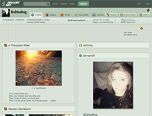 Tablet Screenshot of bubbabug.deviantart.com