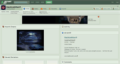 Desktop Screenshot of blackicekitten9.deviantart.com