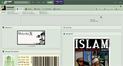 Desktop Screenshot of mismail.deviantart.com