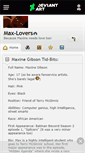Mobile Screenshot of max-lovers.deviantart.com