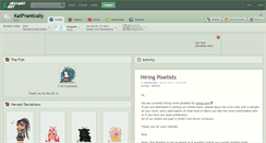 Desktop Screenshot of kalifrantically.deviantart.com