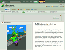 Tablet Screenshot of lokoko-space.deviantart.com