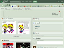 Tablet Screenshot of mestrej.deviantart.com