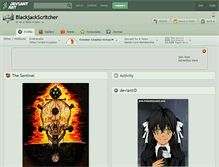 Tablet Screenshot of blackjackscritcher.deviantart.com