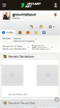 Mobile Screenshot of growrnshowr.deviantart.com