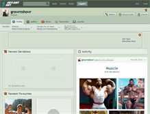 Tablet Screenshot of growrnshowr.deviantart.com