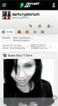 Mobile Screenshot of darkcryptorium.deviantart.com