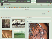 Tablet Screenshot of montvalerien.deviantart.com