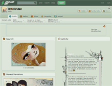 Tablet Screenshot of lestoilesdaz.deviantart.com