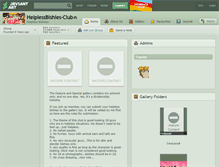 Tablet Screenshot of helplessbishies-club.deviantart.com
