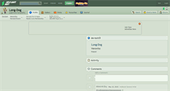 Desktop Screenshot of long-dog.deviantart.com