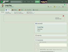 Tablet Screenshot of long-dog.deviantart.com