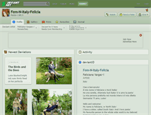 Tablet Screenshot of fem-n-italy-felicia.deviantart.com
