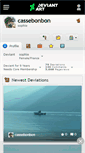 Mobile Screenshot of cassebonbon.deviantart.com