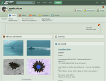 Tablet Screenshot of cassebonbon.deviantart.com