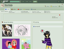 Tablet Screenshot of idrawnooby.deviantart.com