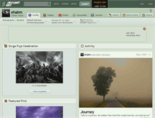 Tablet Screenshot of ehabm.deviantart.com