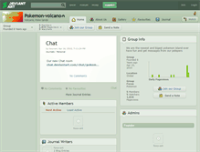 Tablet Screenshot of pokemon-volcano.deviantart.com