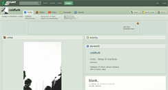 Desktop Screenshot of coldfunk.deviantart.com
