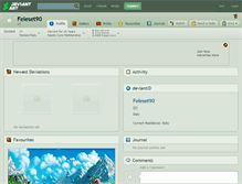 Tablet Screenshot of feleset90.deviantart.com