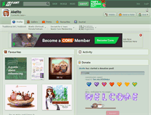 Tablet Screenshot of akeito.deviantart.com