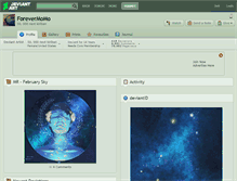 Tablet Screenshot of forevermomo.deviantart.com