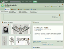 Tablet Screenshot of mexicandrugdealer.deviantart.com