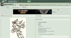 Desktop Screenshot of cartoon-freak101.deviantart.com