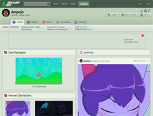 Tablet Screenshot of despojo.deviantart.com