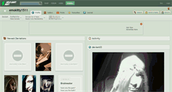 Desktop Screenshot of emokitty1511.deviantart.com