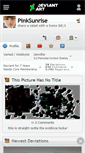 Mobile Screenshot of pinksunrise.deviantart.com