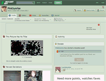 Tablet Screenshot of pinksunrise.deviantart.com