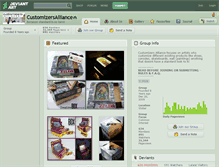 Tablet Screenshot of customizersalliance.deviantart.com