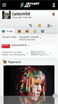Mobile Screenshot of celticw0lf.deviantart.com