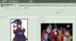 Desktop Screenshot of darkspacewolf.deviantart.com