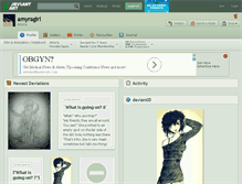 Tablet Screenshot of amyragirl.deviantart.com