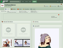 Tablet Screenshot of livefreeordienow.deviantart.com