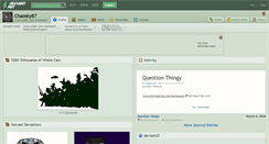 Desktop Screenshot of chaosky87.deviantart.com
