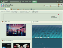 Tablet Screenshot of metamorfose.deviantart.com