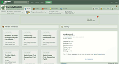 Desktop Screenshot of formofadragon.deviantart.com
