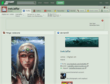 Tablet Screenshot of inekjaffar.deviantart.com